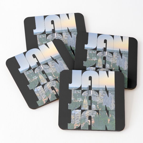 Item preview, Jackson, Mississippi JAN Sunrise Cityscape Repeating Pattern designed and sold by CrabbyLobster.