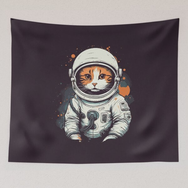 Item preview, Catstronaut || Funny Cat Astronaut in Space designed and sold by MadSwellDesigns.