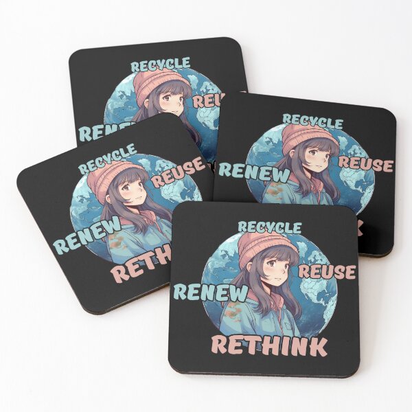 Item preview, Recycle Reuse Renew Rethink designed and sold by letsgetinspired.