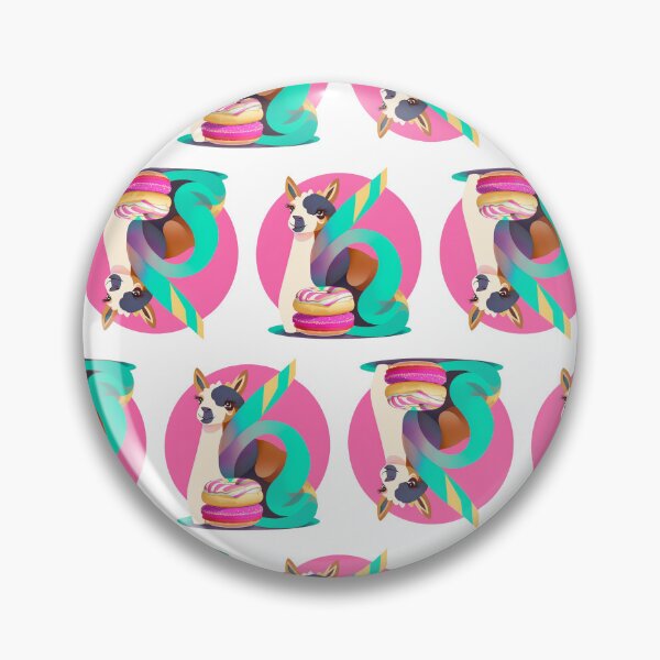 Item preview, Cute Llama Eating Donut designed and sold by AgataKaja.