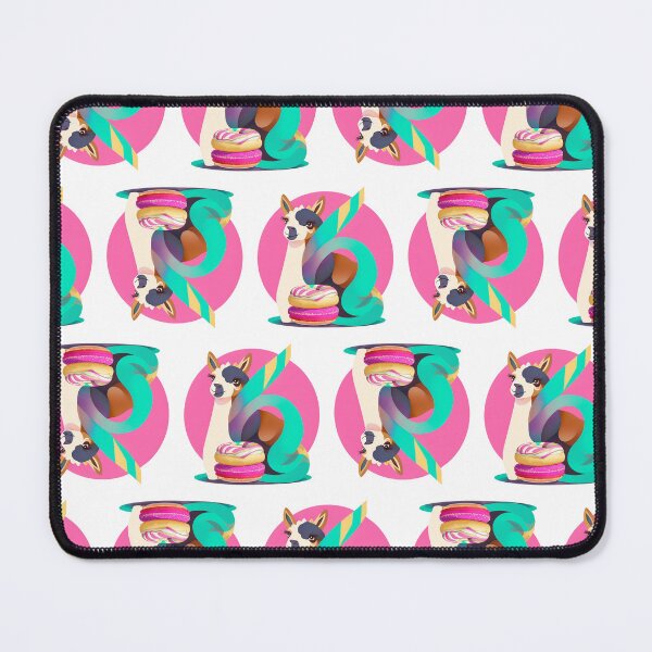 Item preview, Cute Llama Eating Donut designed and sold by AgataKaja.