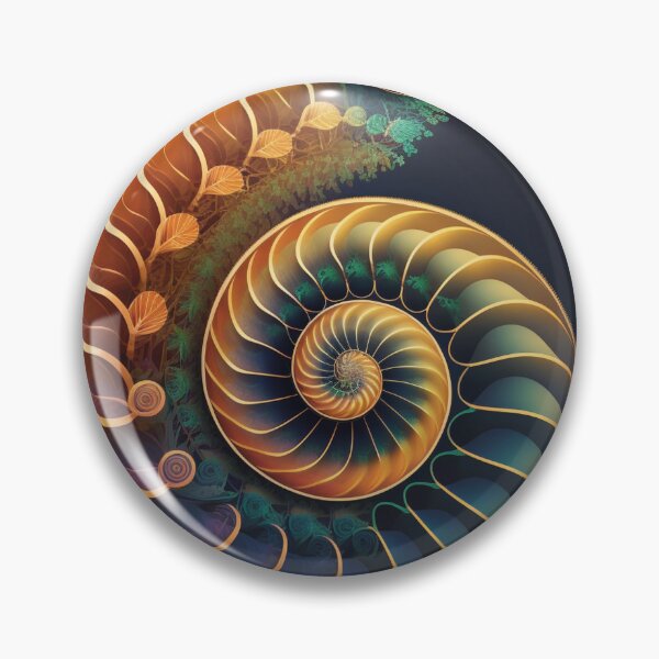 Item preview, Fibonacci spiral hiperrealistic designed and sold by tonyram4219.