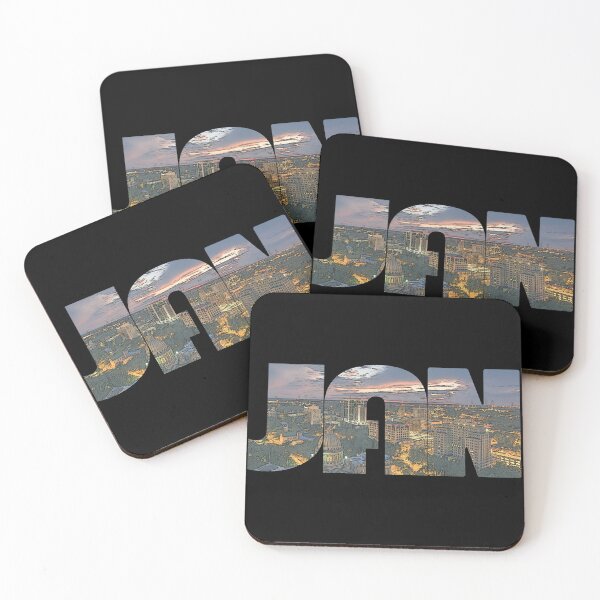 Item preview, Jackson, Mississippi JAN Sunset Cityscape designed and sold by CrabbyLobster.
