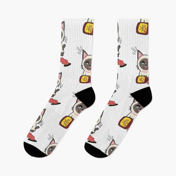 Item preview, Cute Siamese cat Spilled BBQ Sauce designed and sold by Pet Station.