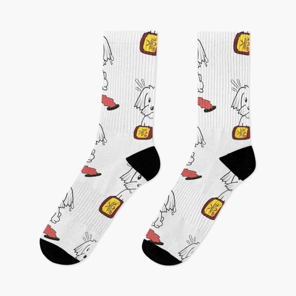 Item preview, Cute White Dog Spilled BBQ Sauce designed and sold by Pet Station.