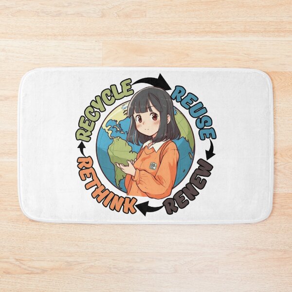 Item preview, Recycle Reuse Renew Rethink designed and sold by letsgetinspired.