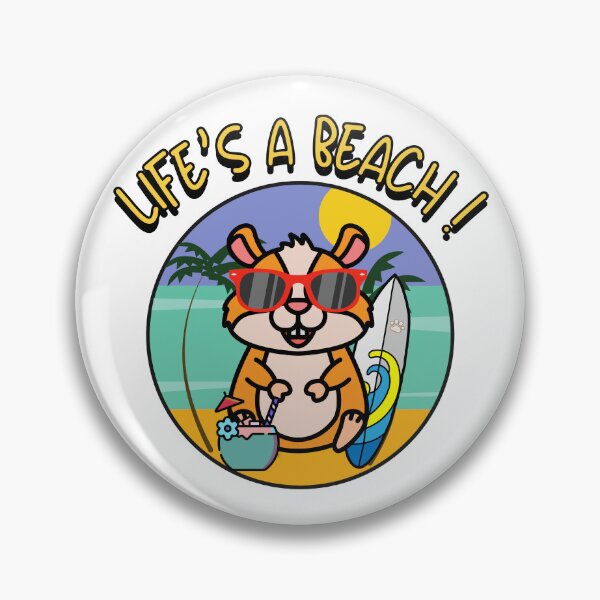 Item preview, Funny hamster on the beach designed and sold by Pet Station.