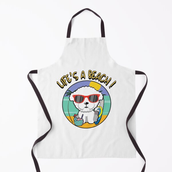 Item preview, Funny Furry Dog on the beach designed and sold by Pet Station.