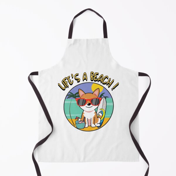 Item preview, Funny Orange Dog on the beach designed and sold by Pet Station.