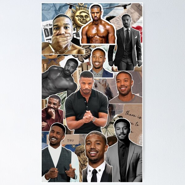 Item preview, Michael B. Jordan photo collage  designed and sold by heavyduck.