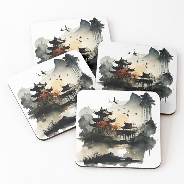 Item preview, Chinese Ink Painting designed and sold by TooTinyTone.