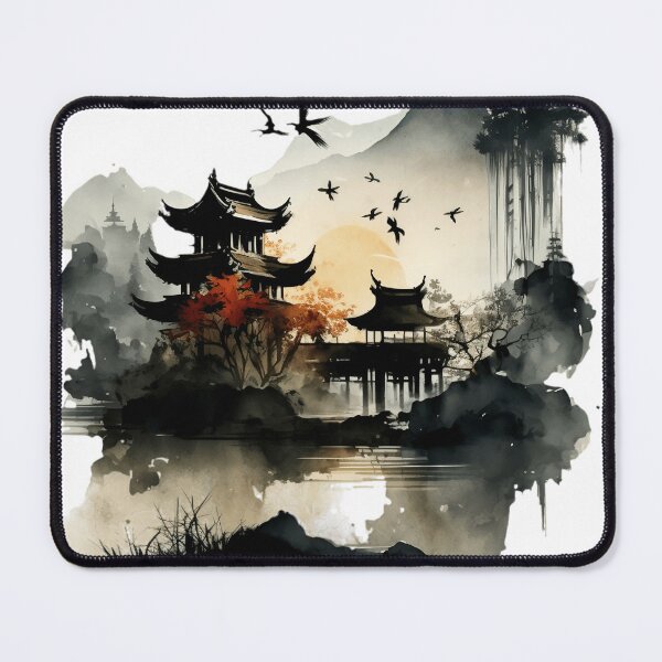 Item preview, Chinese Ink Painting designed and sold by TooTinyTone.