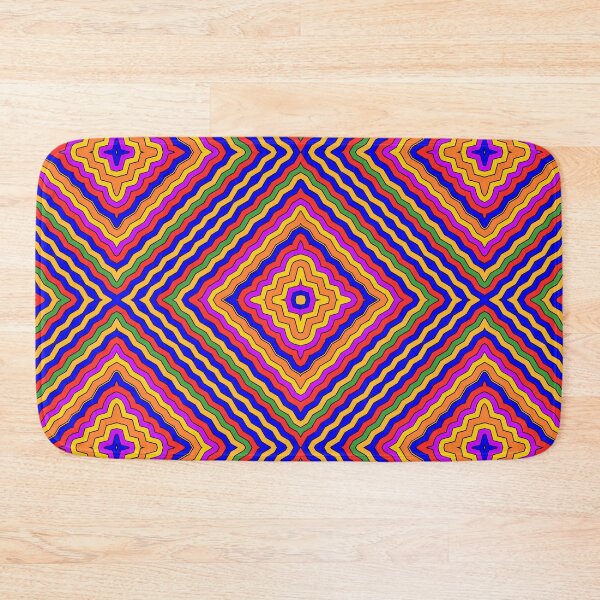 Item preview, Rippling Colorful Diamond Pattern designed and sold by Amanda1775.