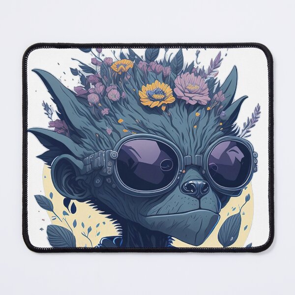 Item preview, Cool Grey Alien with flowers designed and sold by Saltys-Shop.