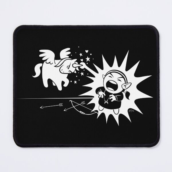 Item preview, Lawful Good Pegacorn Defeats Chaotic Neutral Cosplay Warrior Elf -WHITE designed and sold by goblinGrog.