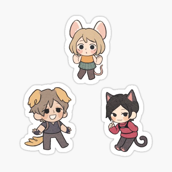 Resident Evil Chibi Badges Leon Kennedy Luis Serra Ada 