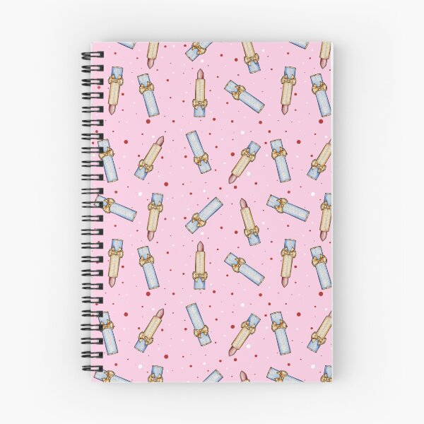 Item preview, Lipsticks and dots pattern on pink background  designed and sold by ChateauMargot.