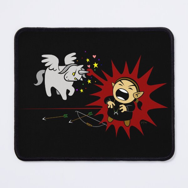 Item preview, Lawful Good Pegacorn Defeats Chaotic Neutral Cosplay Warrior Elf -COLOR designed and sold by goblinGrog.