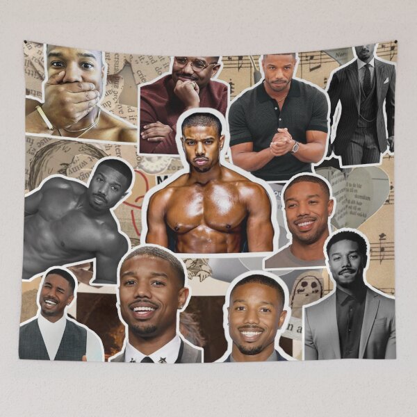 Item preview, michael b jordan photo collage designed and sold by heavyduck.