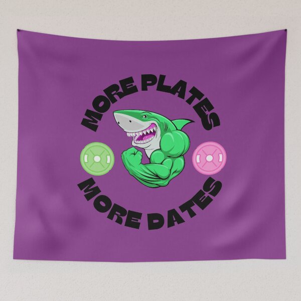 Item preview, More Plates More Dates Shark designed and sold by AlpacaSmokes.
