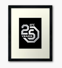 25 Years of UFC Framed Print