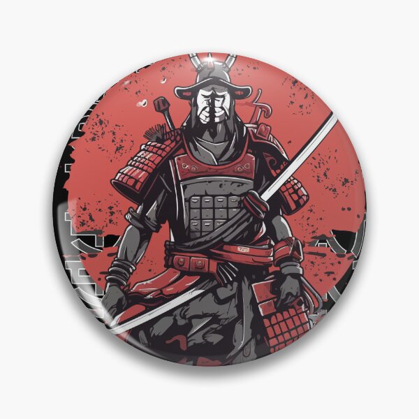 Item preview, Crimson Samurai Warrior - A Fusion of Tradition and Modern Art designed and sold by KloosterDesign.