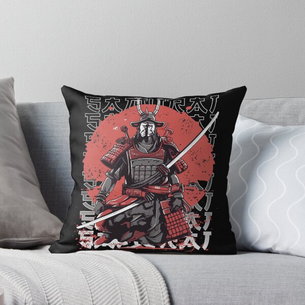 Item preview, Crimson Samurai Warrior - A Fusion of Tradition and Modern Art designed and sold by KloosterDesign.