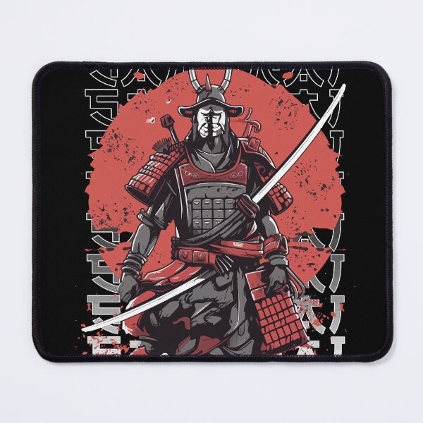 Item preview, Crimson Samurai Warrior - A Fusion of Tradition and Modern Art designed and sold by KloosterDesign.