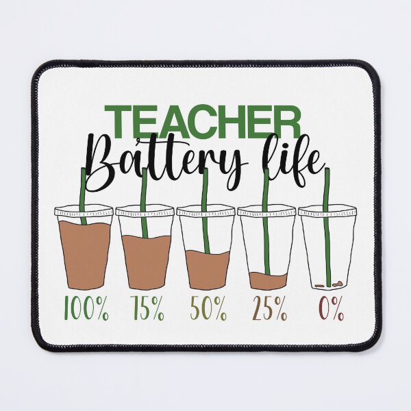 Item preview, Teacher Battery Life Coffee designed and sold by vilefret.
