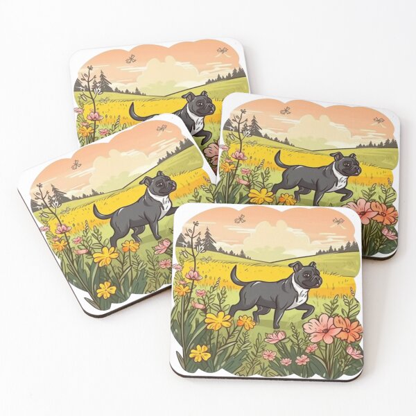 Item preview, French Bulldog Frolics through a Beautiful French Field designed and sold by Stoopendous Stickers.