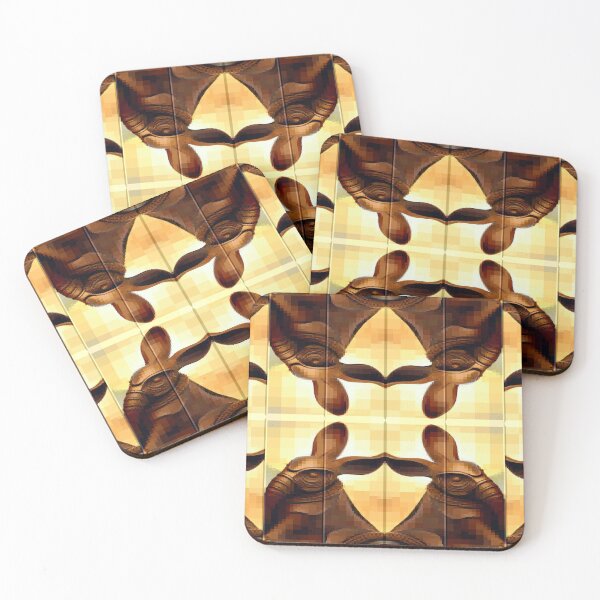 Item preview,  *Crossbreeding 3D Elephantrabbit Geometric Chocolate Abstract Art* designed and sold by Ralek.