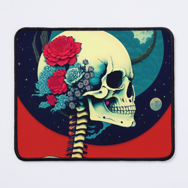 Item preview, Flow, Flowers, & the Universe Skull Skeleton  designed and sold by McCallnWaldo.
