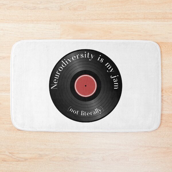 Item preview, Neurodiversity is my jam - not literally (record) designed and sold by jechaiyells.