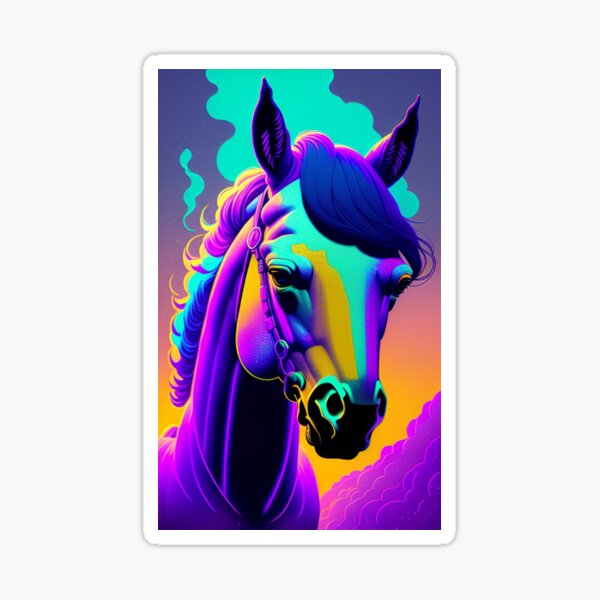 Hue Horse Dancer Sticker