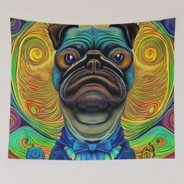 Item preview, The Pug designed and sold by cfbennettmedia.