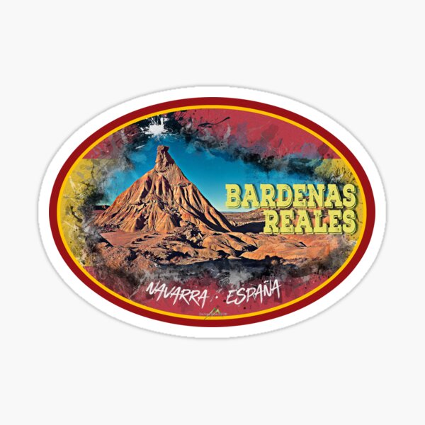 Artikel-Vorschau von Wüste Bardenas Reales – Navarra Spanien, T-Shirt-Aufkleber 03, designt und verkauft von OuterShellUK.