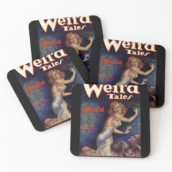 Item preview, Comic Book Cover Weird Tales Tiger Cat Woman   designed and sold by TeeARTHY.