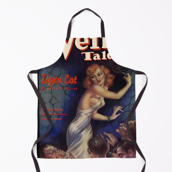 Item preview, Comic Book Cover Weird Tales Tiger Cat Woman designed and sold by TeeARTHY.