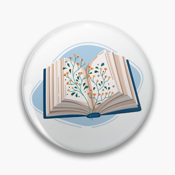 Item preview, Open book to read in flat design style with plants. Vector.	 designed and sold by creativecornr.