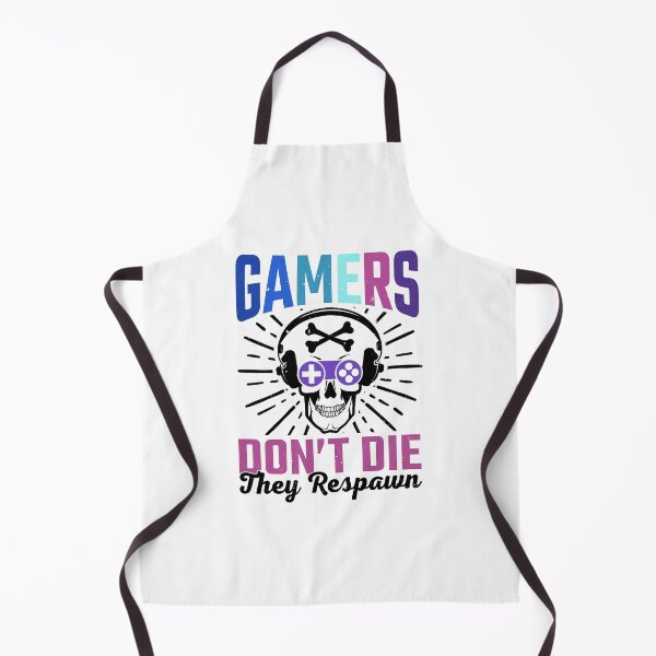 Item preview, Gamers Don't Die They Respawn Black designed and sold by EaglePrimeDsign.