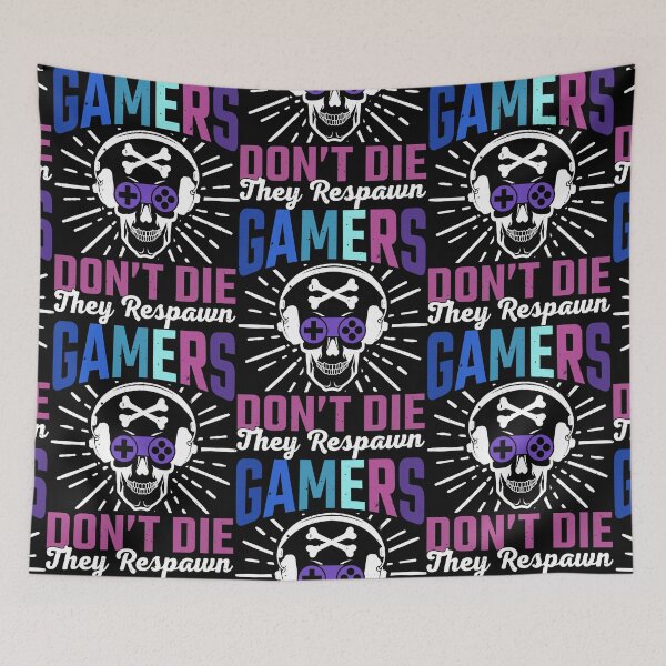 Item preview, Gamers Don't Die They Respawn designed and sold by EaglePrimeDsign.