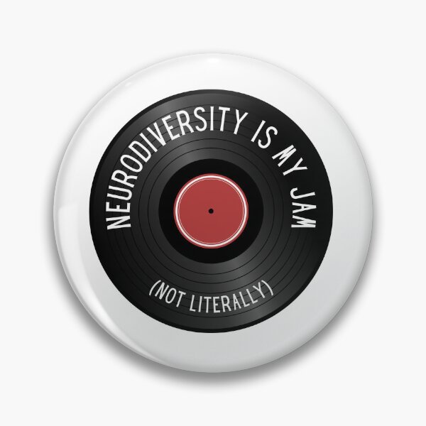Item preview, Neurodiversity is my jam - not literally (record v2) designed and sold by jechaiyells.