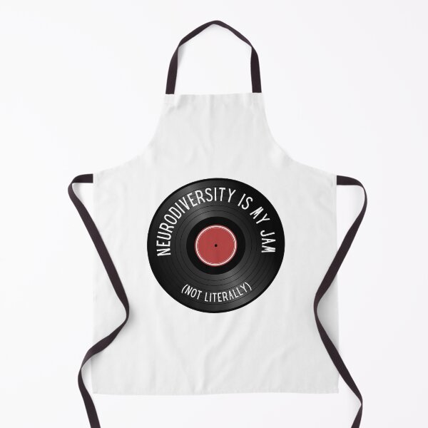 Item preview, Neurodiversity is my jam - not literally (record v2) designed and sold by jechaiyells.