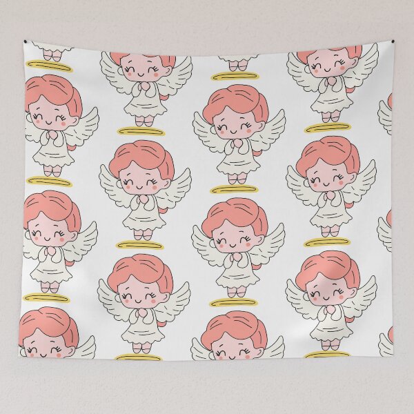 Item preview, Cute cartoon angel designed and sold by Innamalinka.