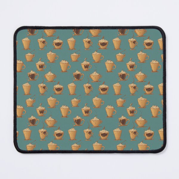 Item preview, Abstract Coffee Cup Pattern on Light Green Background designed and sold by Aaron2610.