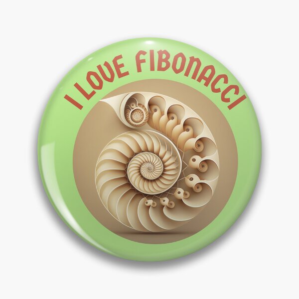 Item preview, "I love Fibonacci" spiral hiperrealistic designed and sold by tonyram4219.