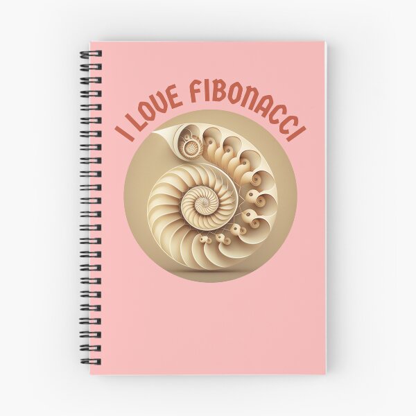 Item preview, "I love Fibonacci" spiral hiperrealistic designed and sold by tonyram4219.