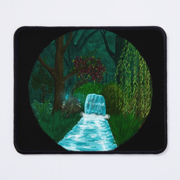 Item preview, Forest Waterfall II designed and sold by BittyKittyNeko.