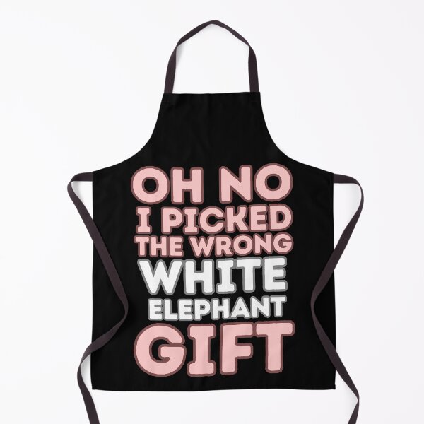 Item preview, Oh No i picked the wrong white elephant gift, colorful eye-catching design designed and sold by Drzamag.