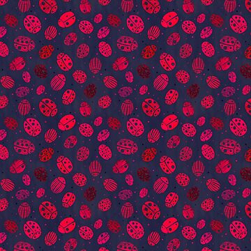 Vorschaubild zum Design Kritzelkäfer Rot von sionia-art